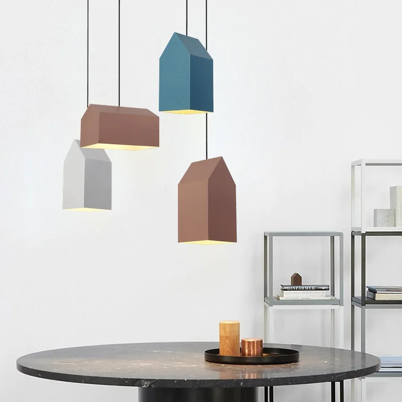 Creative House Pendant Light Indoor Lighting Nordic Contemporary Pendant Lamp Hanging Pendant Lighting Fixture For Home Restaurant (6)