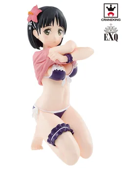 

Japan Anime "Sword Art Online Memory Defrag" Original Banpresto EXQ Collection Figure - Munekyun Natsu Otome Suguha