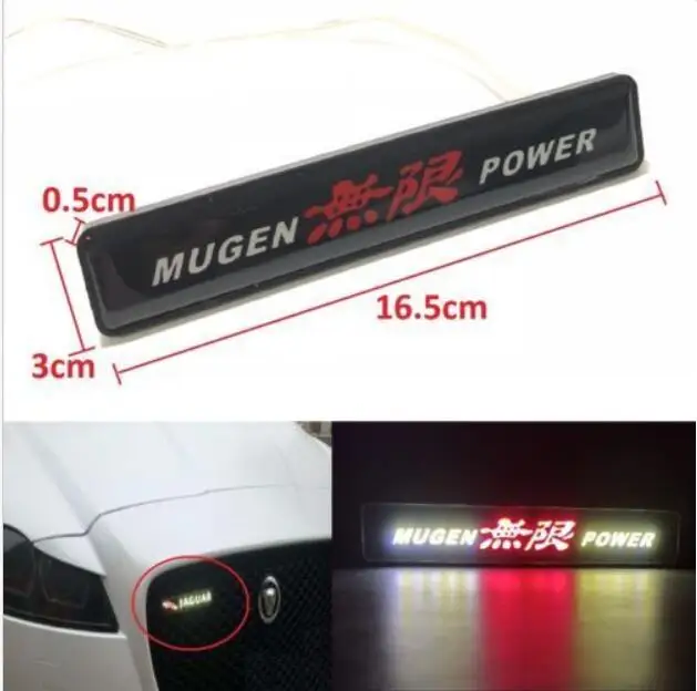 

Mugen Logo LED Light Car Front Grille Badge For All Vehicles