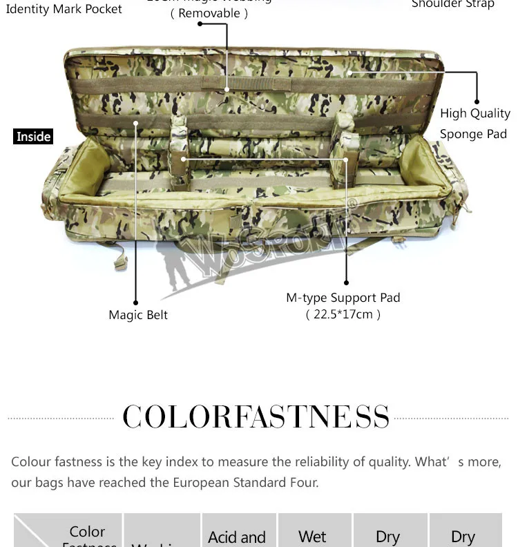 600D Oxford Característica Camuflagem Esporte Ao Ar