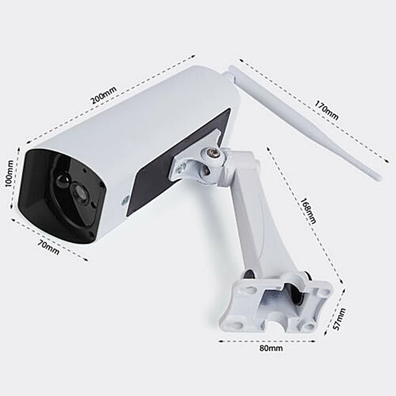  Senza Fili Wifi Solare Ip Della Macchina Fotografica 1080P Hd Monitor di Sicurezza Audio Impermeabi