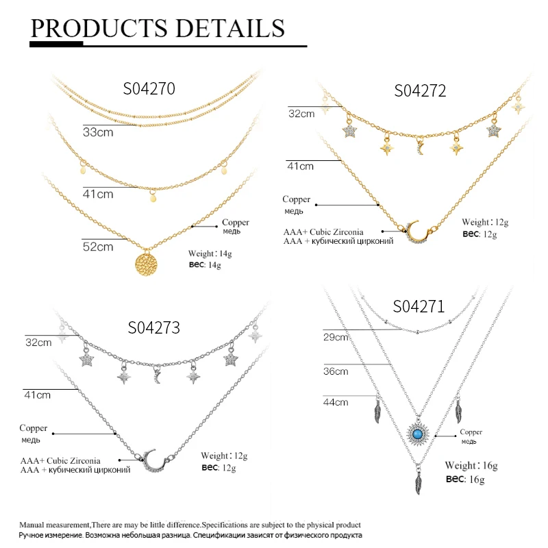 MISANANRYNE Звезда Луна Солнце ожерелья Подвески Многослойные модные ювелирные изделия женские аксессуары Colgantes Mujer Moda Collier Femme