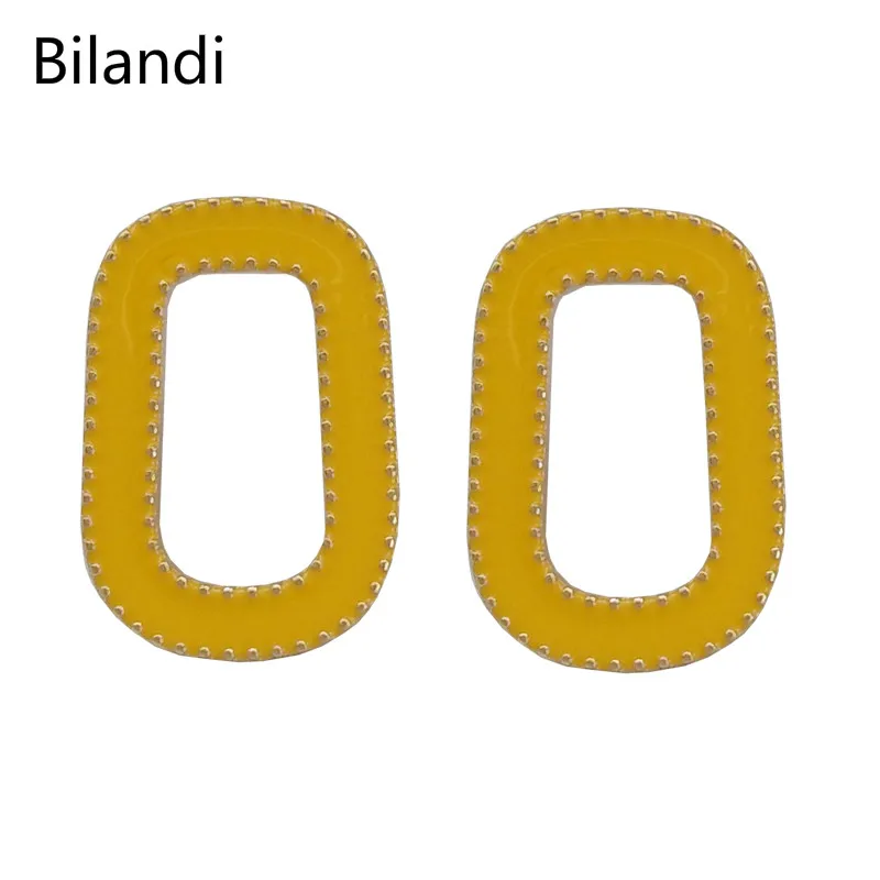 

Simple And Beautiful Korean Earrings Creative Personality Geometry Square Summer Earrings For Women