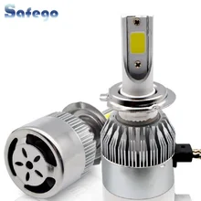 Buy H1 H4 H7 H8 H9 H11 9005 9006 C6 led headlight kit  60W COB Car Headlight Bulbs  8000LM 6000K  Fog Light Bulb 12v 24v Free Shipping