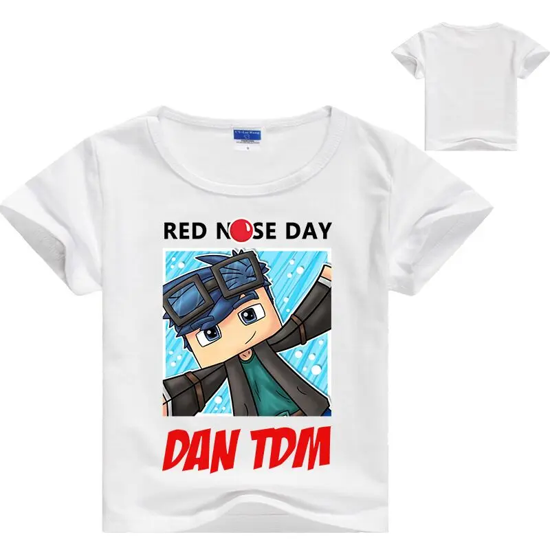 2020 2018 New Roblox Red Nose Day Stardust Boys T Shirt Kids Summer Clothes Children Dan Tdm T Shirt Girls Cartoon Tops Tees 2 12y From Fang02 6 84 Dhgate Com - roblox red nose day youth t shirt customon