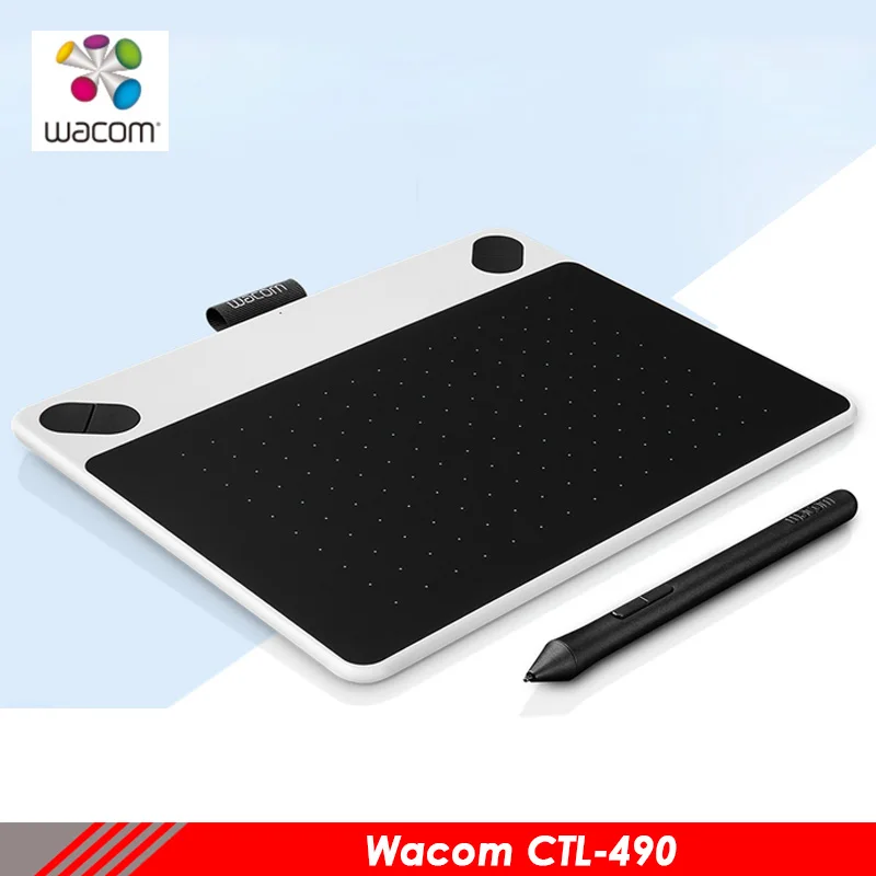 

wacom intuos draw ctl490 digital painting tablet pad hand electronic drawing board