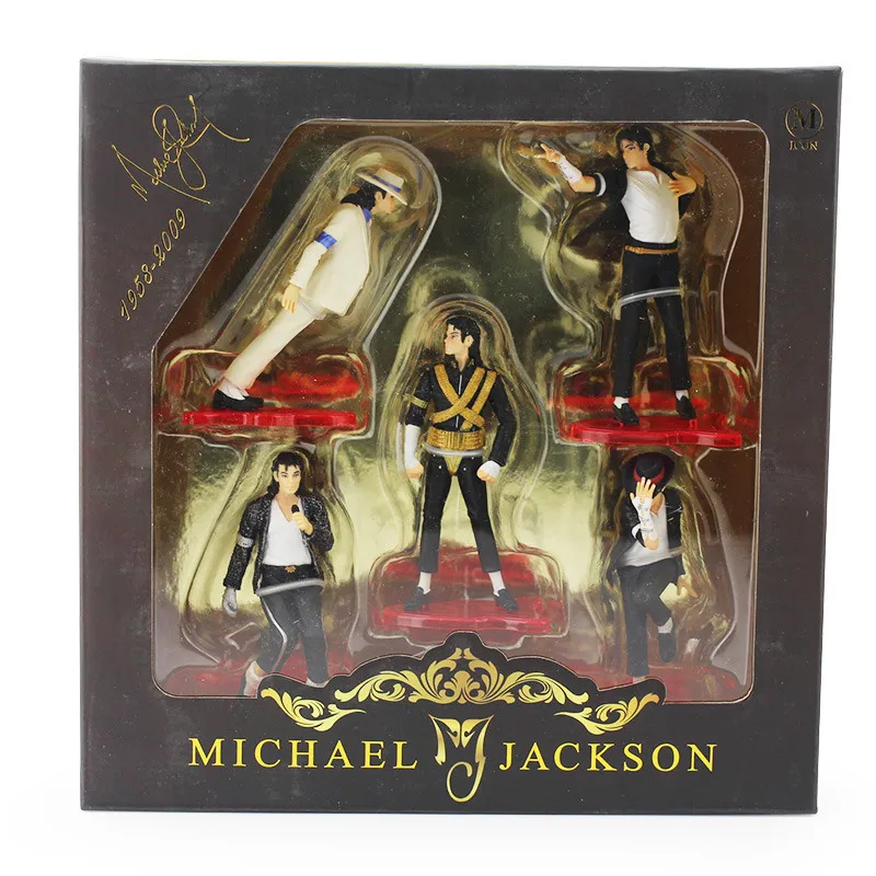 5pcs/set Cool Michael Jackson Classic PVC Action Figure Toys