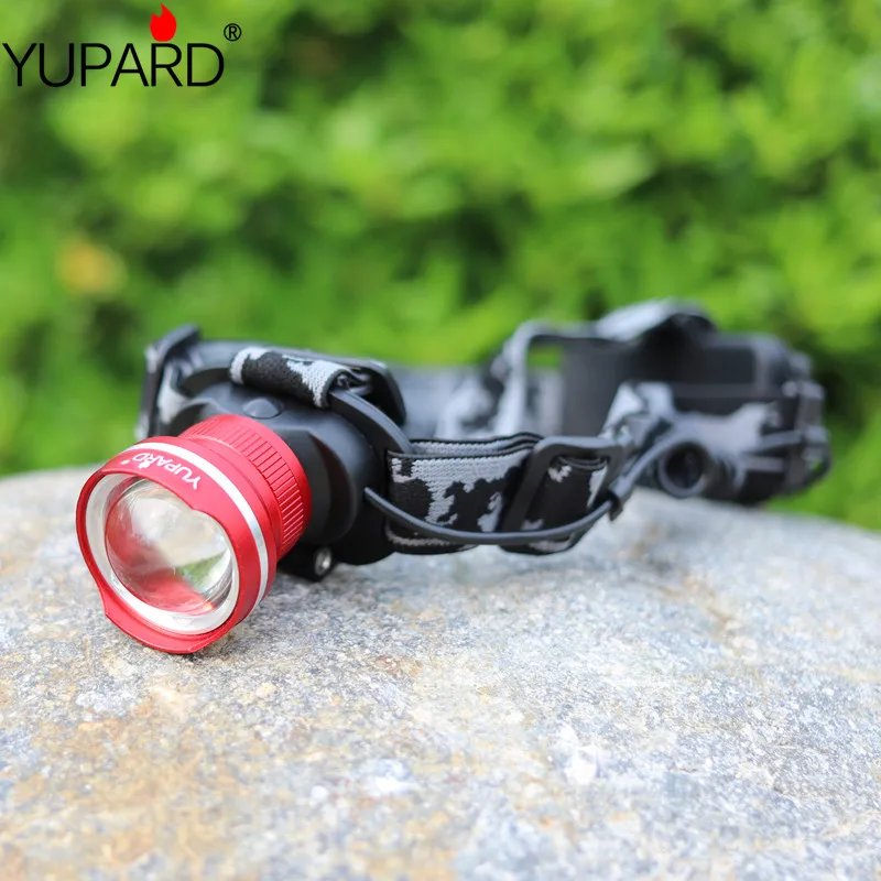 

YUPARD CREE XML XM-L2 LED T6 LED 3 Mode Waterproof Zoom HeadLight Focus Front Light outdoor camping fishing