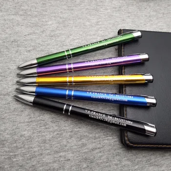 

HOT Good quality ball point pens personalized wedding favors customized artwork and logo made free,office writing ink pen