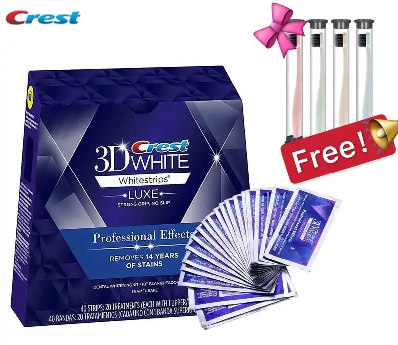 Гребень 3D Белый Whitestrips люкс профессиональный эффект 20 процедур 1 коробка гигиены полости рта