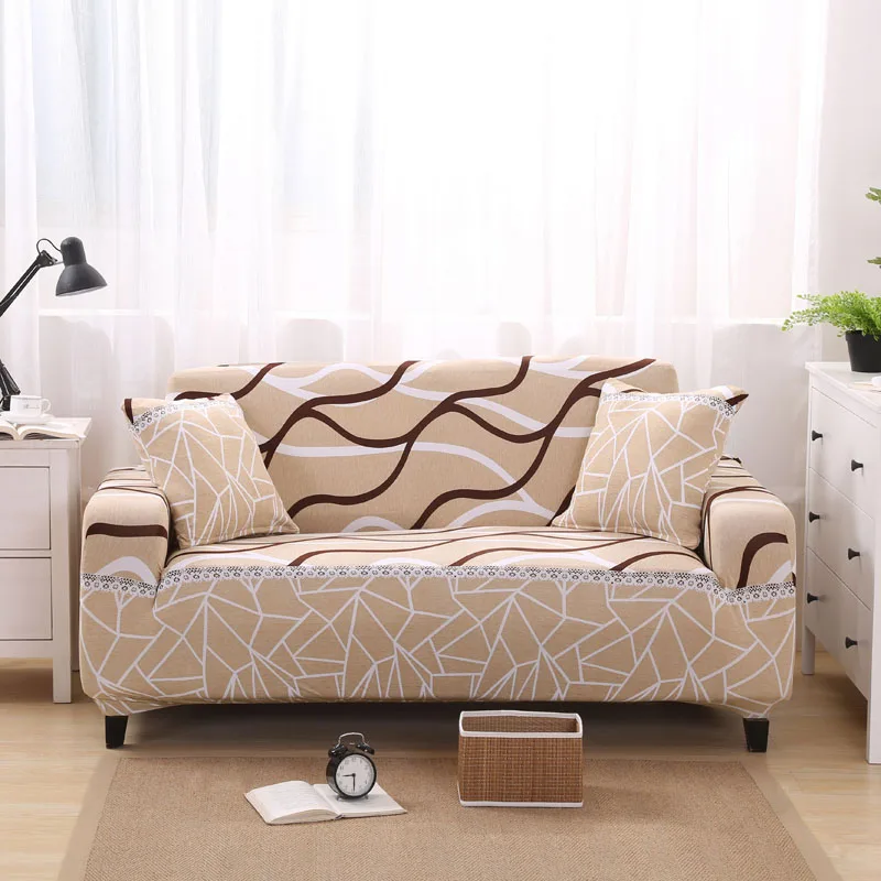 Спандекс чехлы для диванов стрейч диванных чехлов для гостиной диван Чехлы для кресел/двухместное глубокое Cubre диван кушетка для Ipad Mini 1/2/3/4 местный - Цвет: Color 20