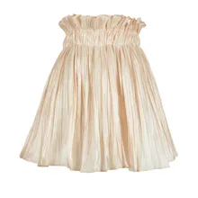 Новинка,, Женская юбка с эластичной талией, эластичная талия, простая юбка-труба, Корейская плиссированная юбка-американка