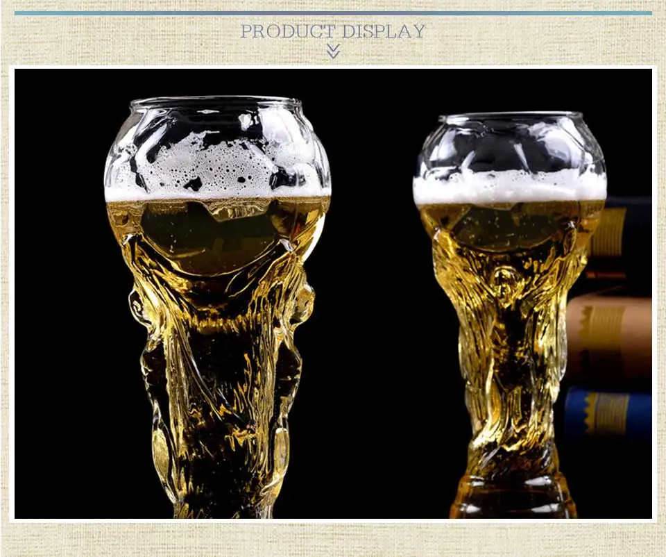 450ml Large Glass Coffee Mug Travel Coffee Cups and Mugs Hercules SoccerFootball Transparent Creative Milk Drink Water Beer Mug (6)