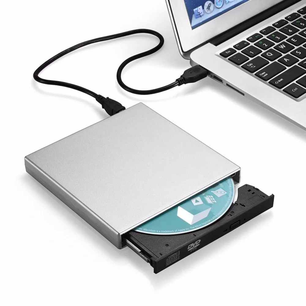 Lector reproductor de CD DVD Externo USB