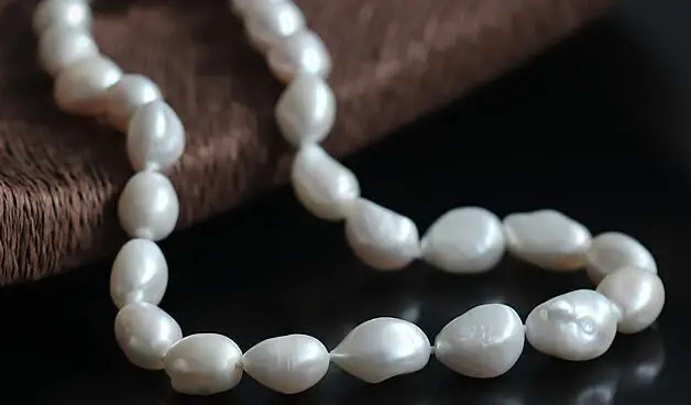 

20"12-13MM NATURAL SOUTH SEA WHITE PEARL NECKLACE