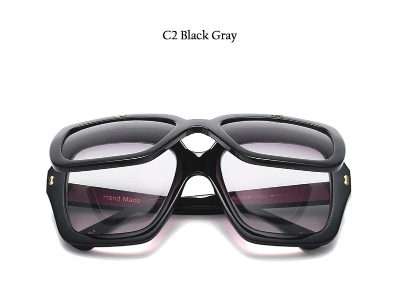 2018 Oversized Square Women Sunglasses(13)