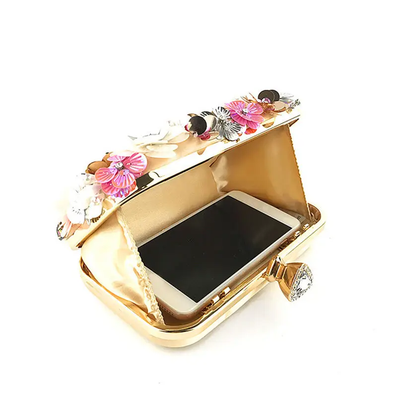  Flower Decoration Evening Bag crossbody Bags for Women 2019 Messenger Bags women's bag bolsa feminina sac a main 40AP0822