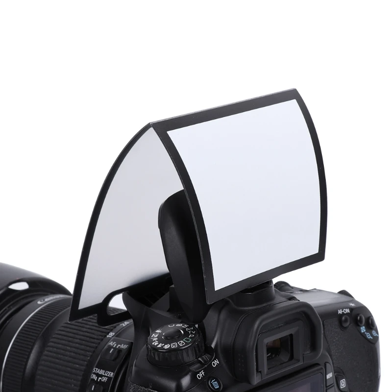 

OOTDTY Universal Soft Screen Pop-Up Flash Diffuser Camera Tool for Nikon Canon Pentax