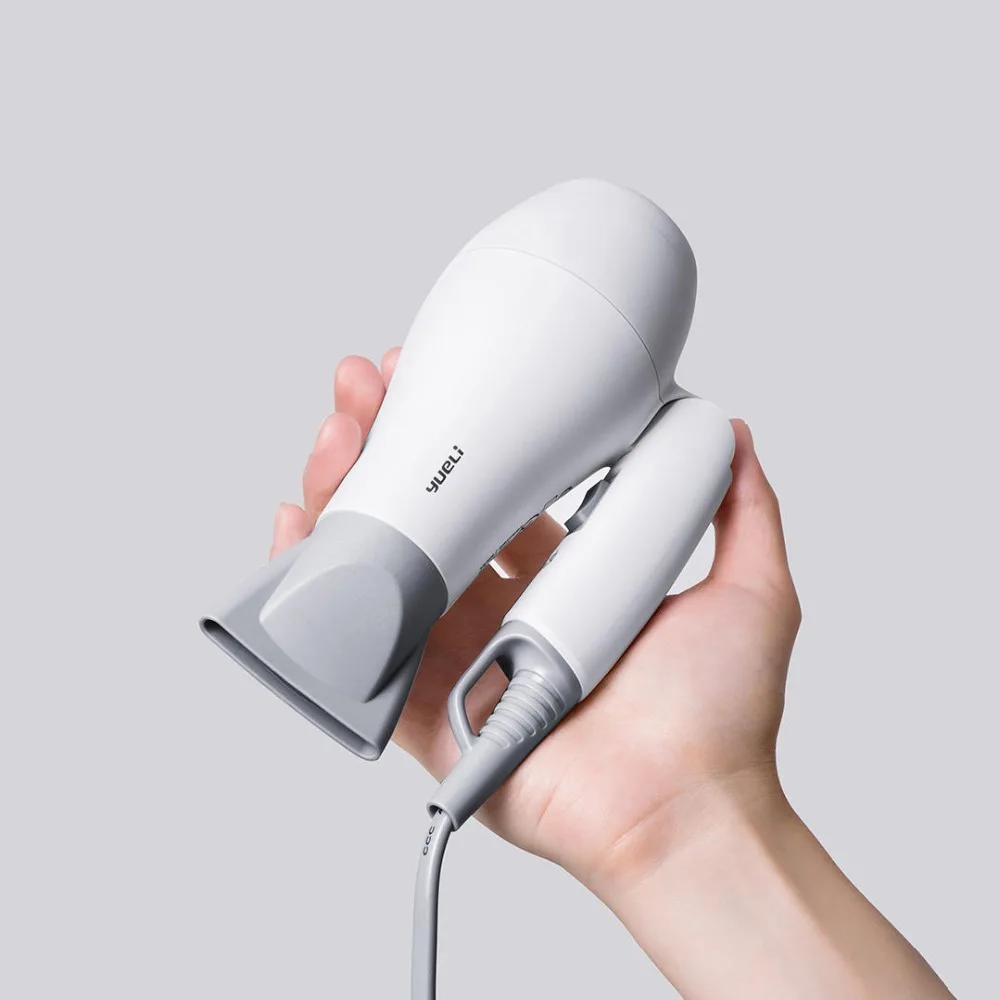 Xiaomi Yueli портативный мини фен для волос-1200 Вт дорожные Фены волос-быстросохнущая