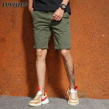 LUYZJZEN новые Брендовые мужские шорты Карго Для Мужчин's Multipocket шорты милитари для Для мужчин новые летние шорты-бермуды Короткие брюки F62