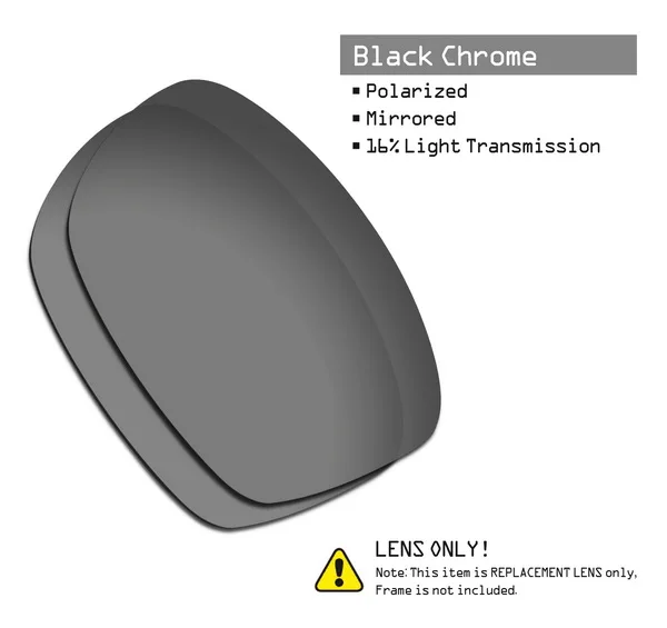 Black Chrome Дропшиппинг, SmartVLT, Поляризованные линзы для солнцезащитных очков в квадрате оакли Юпитера-несколько пар в упаковке - Цвет линз: Black Chrome