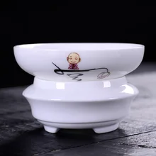 Фарфоровый Чайный фильтр сетчатый заварочный керамический кофе травы сито для специй диффузор чайная церемония инструменты аксессуары