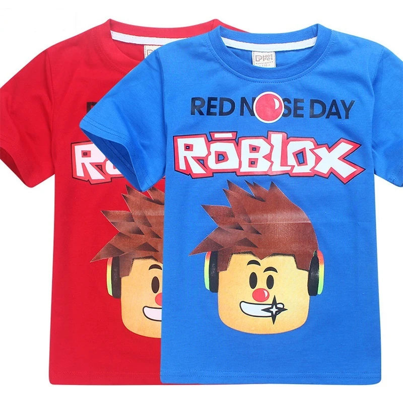 Compre Mais Novo Roblox Camisa Para Meninos Camisola Vermelho Noze Dia Traje Crianças Camisas Esportivas Para Crianças Hoodies Bebê Fatos De Treino T