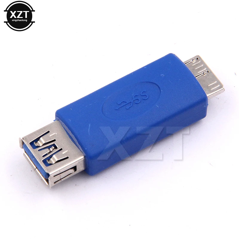 1 шт. Стандартный USB 3,0 Micro B штекер типа A женский MicroB/AF синий с функцией OTG BM разъем удлинитель соединительный кабель