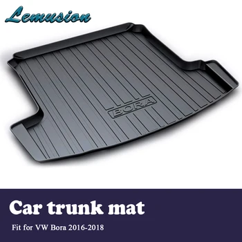

1Set Car Cargo rear trunk mat For Volkswagen VW Bora 2016 2017 2018 Styling Boot Liner Tray Waterproof Anti-slip mat Accessories