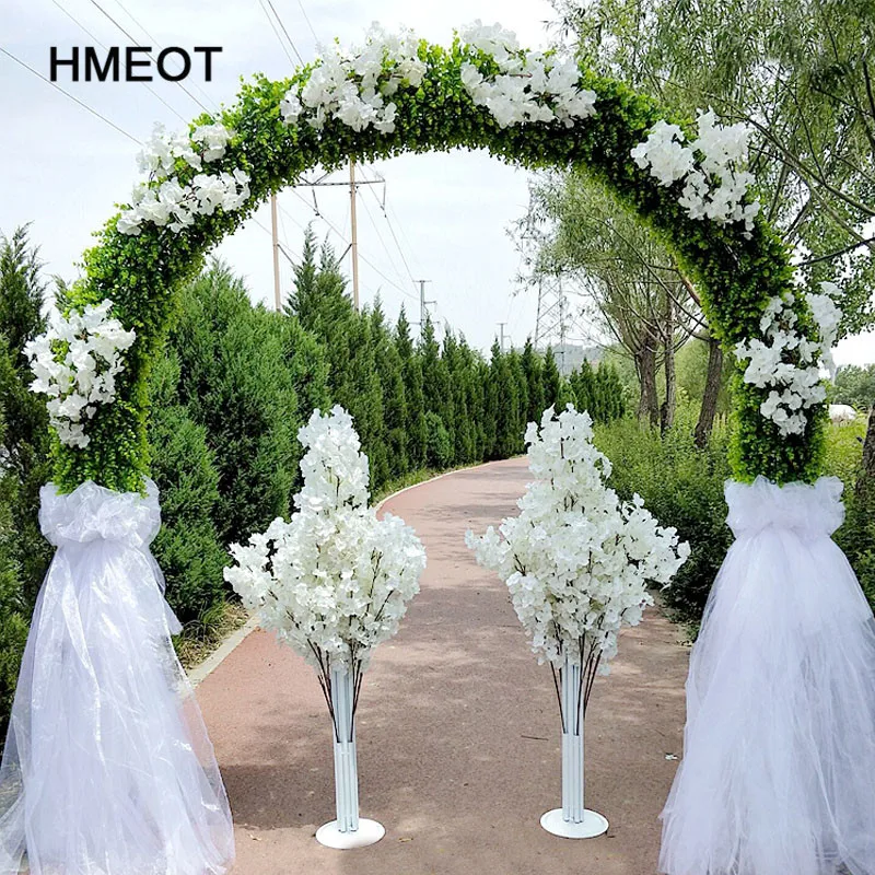 HMEOT Высококачественный искусственный цветок и металл железный Свадьба Железный