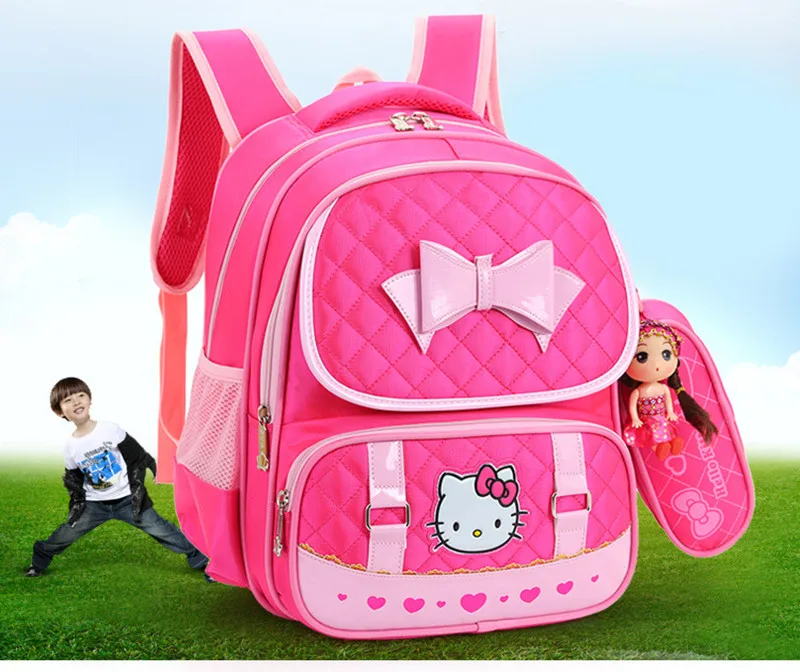 Школьные сумки с героями мультфильмов, рюкзаки, детские школьные сумки, высококачественный рюкзак принцессы для девочек 1-3 класса, Mochila Infantil