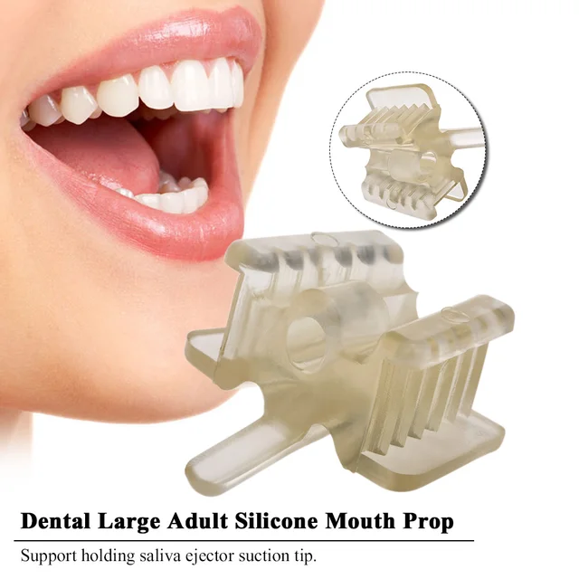 Abody New Dental Silicone Mouth Opener Prop Support Holding Saliva