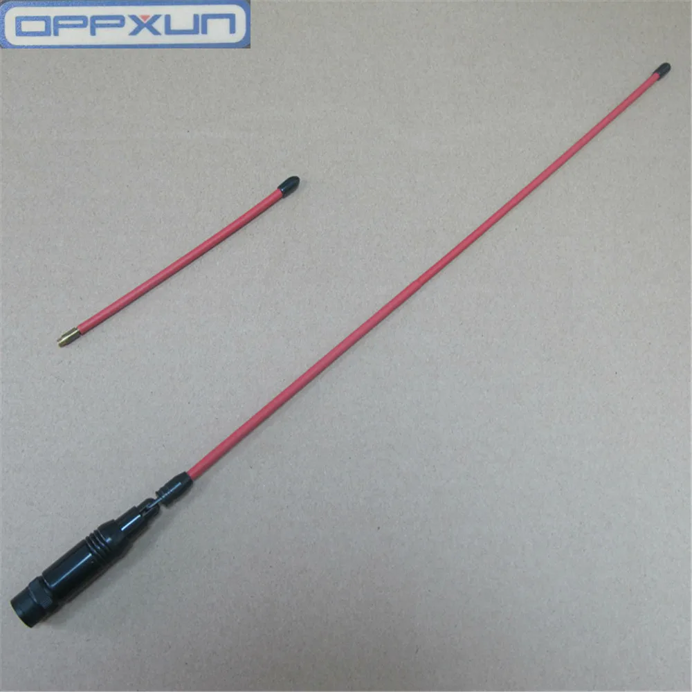 OPPXUN красный OPX 772 BNC Двухдиапазонный УКВ/VHF 144/430 МГц двухстороннее радио антенна
