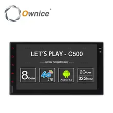 Ownice C500 Octa 8 Core Android 6.0 2G RAM 32 GB ROM Soporte 4G Red LTE SIM GPS 2 din Universal de coches reproductor de dvd de Radio Del Coche