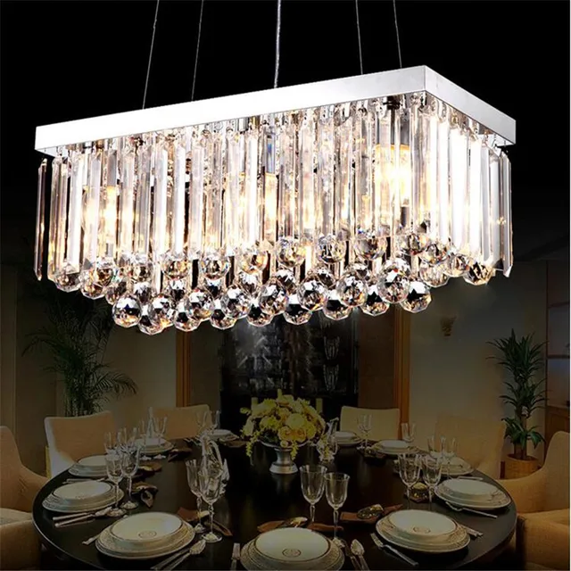11 V 220 V Glans Moderne Led Kristal kroonluchter verlichting E14 ... 11 V 220 V Glans Moderne Led Kristal kroonluchter verlichting E14 ...
