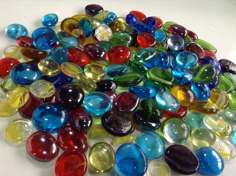 Details about   Decorative Glass  Stones Beads Vase Home Wedding Vase Fish Tank Decor Decoratio