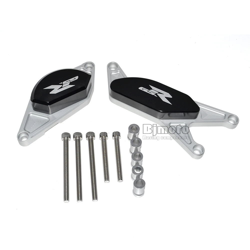 

BJGLOBAL High Quality Aluminum CNC Motorcycle Engine Protector Guard Cover Frame Slider Set For Suzuki GSR 600 2006-2010