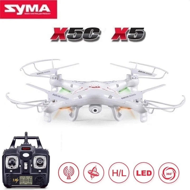 Original SYMA X5C RC Drone With 2MP HD Camera 2.4G 6-Axis Remote Control Helicopter Quadcopter or SYMA X5 Dron Without Camera Original SYMA X5C RC Drone With 2MP HD Camera 2.4G 6-Axis Remote Control Helicopter Quadcopter or SYMA X5 Dron Without Camera