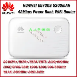 Huawei e5730s Mew King DC-HSPA + 42mbp 5200 мАч Запасные Аккумуляторы для телефонов 3G Беспроводной фиксированной двойной доступом Wi-Fi роутера точки доступа