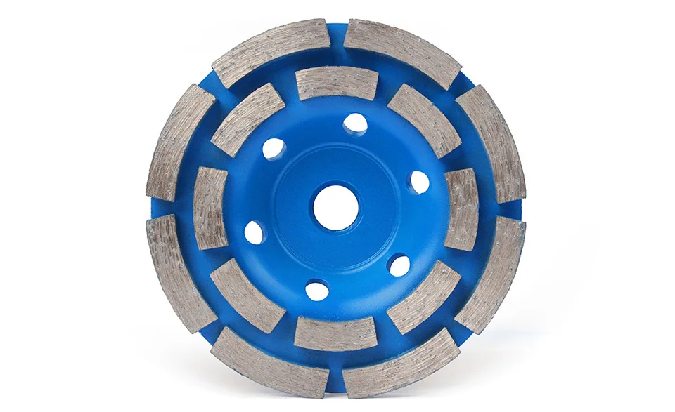 Z-LEAP 100 мм Алмазный шлифовальный диск 4 "Concrect двухрядный сегмент шлифовальный круг мраморный гранит Concrect абразивный инструмент M14 резьба
