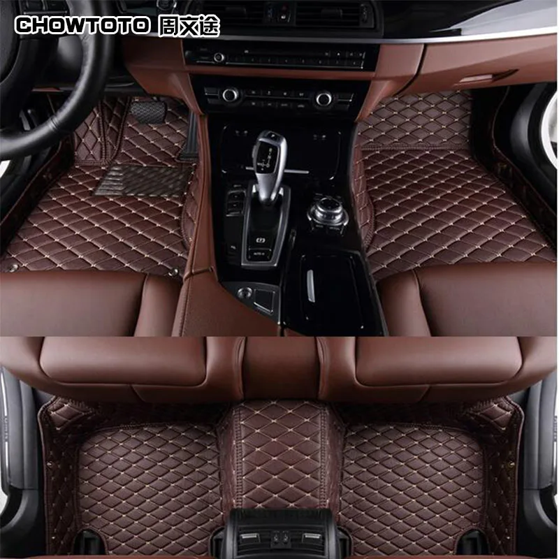 

CHOWTOTO AA Custom Special Floor Mats For Infiniti Q60 Q60S Waterproof Non-slip Car-styling Carpet For Q60/Q60S Foot Mat