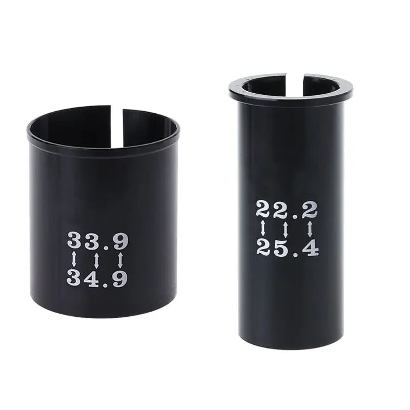 

1 Pc Bicycle Seatpost Sleeve Tube Conversion Adapter 33.9mm to 34.9mm/22.2 to 25.4mm