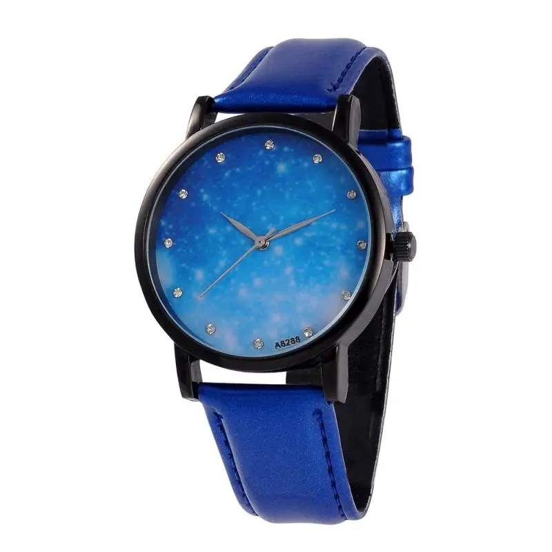 Moon Photo унисекс часы женские мужские наручные часы Звездное небо часы с космическим мотивом маленькие Звездные наручные часы особый подарок на день рождения - Цвет: Style 1