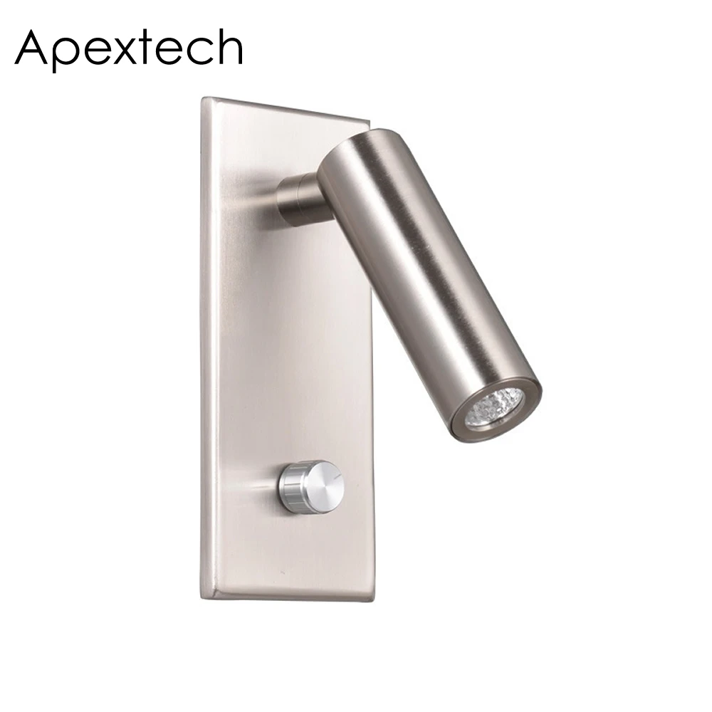 Светодиодный настенный светильник Apextech с регулируемой яркостью прикроватное