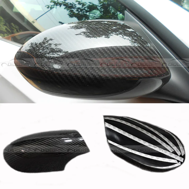 olotdi Carbon Fiber Mirror Cover For BMW E92 M3 2008 2013 Rear Viewin