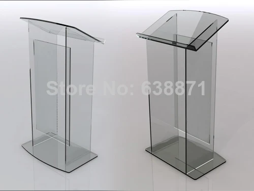 

Free Shiping high quality Modern Design lucency Acrylic Lectern/Podium/Pulpit Wholesale
