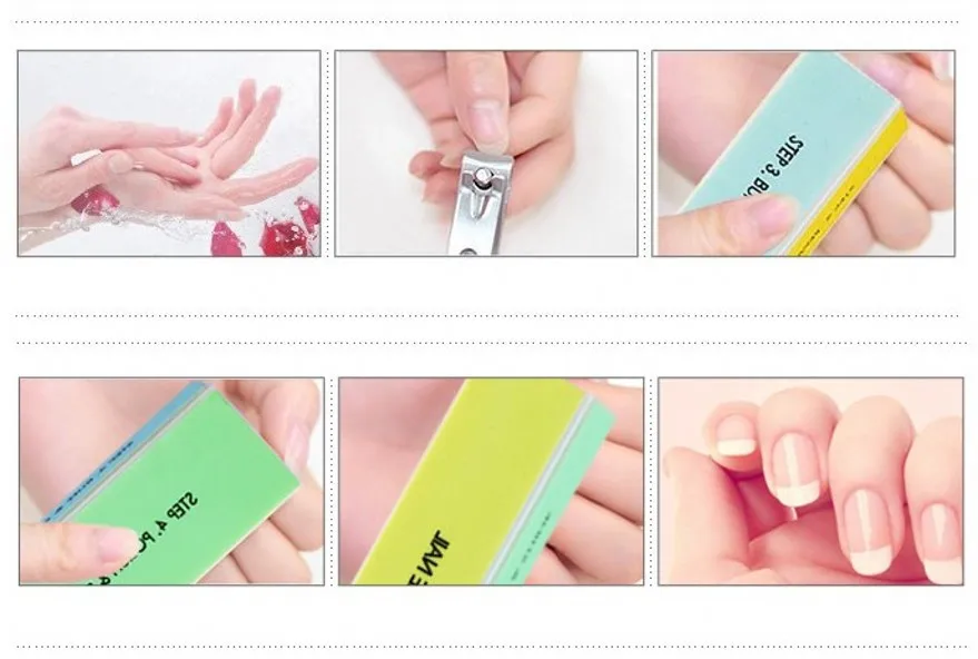 5 штук в партии ногтей Шлифовальные Файлы буфера Блок маникюрная пилочка для ногтей Грит Nail Art Советы Маникюр и педикюр ногтей инструменты