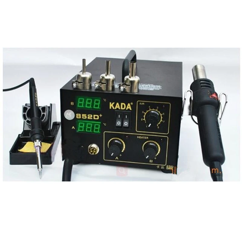 Паяльная станция KADA 852D + 2 в 1 220 В SMD SMT с паяльником горячим воздухом|kada 852d|kada