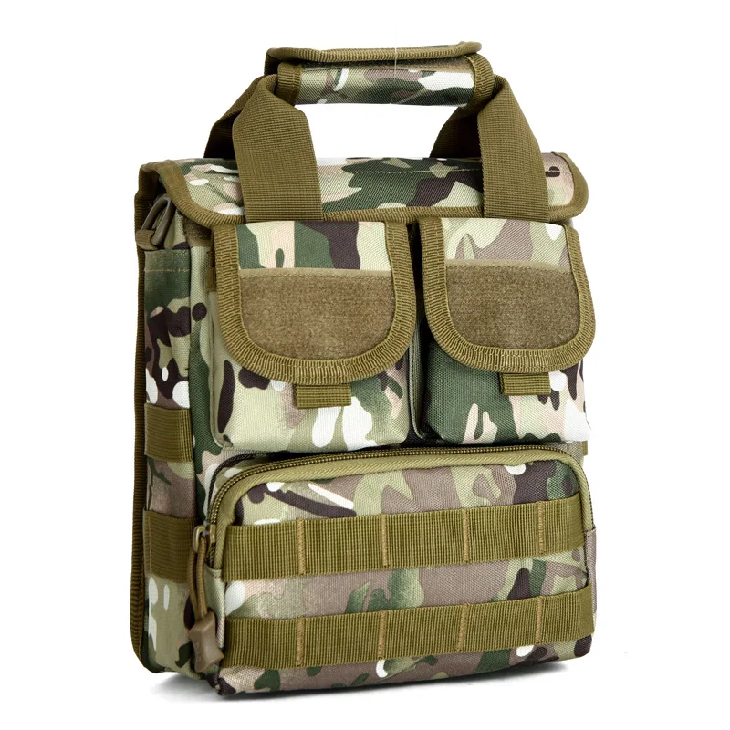 Прочная военная сумка на одно плечо с несколькими карманами, Мужская водонепроницаемая Сумка Bolso Bandolera для Ipad, сумки Camuflage для мобильного телефона - Цвет: 7