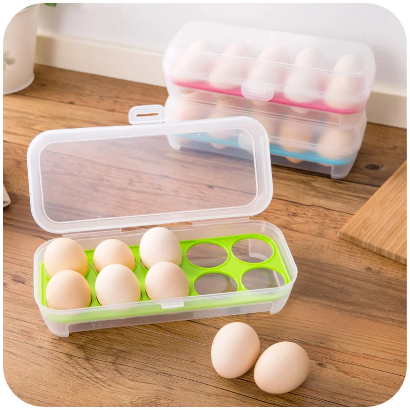 Kitchen supplies refrigerator egg storage box portable eggs storage box
